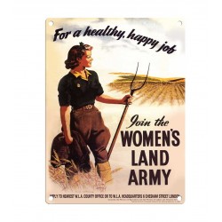 Plaque Women's Land Army 30x40