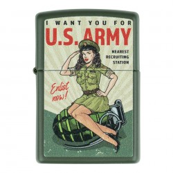 ZIPPO US ARMY ENLIST PIN UP