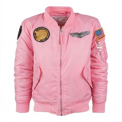 MA-I FLIGHT JACKET ROSE ENFANT