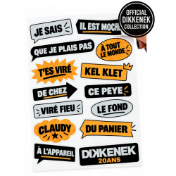 Planche autocollants...