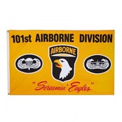 Drapeau Airborne 101e...
