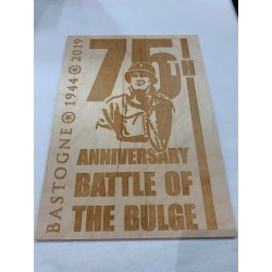 Plaque En Bois 75th...