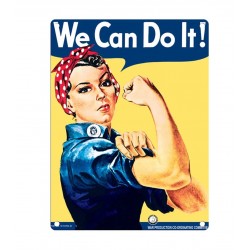 Plaque We Can Do It 15x20