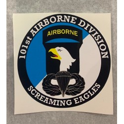 Stickers Rond 101st Airborne