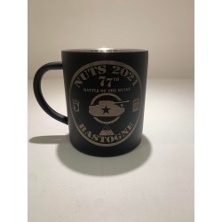 Mug Inox Noir Gravé 77th...